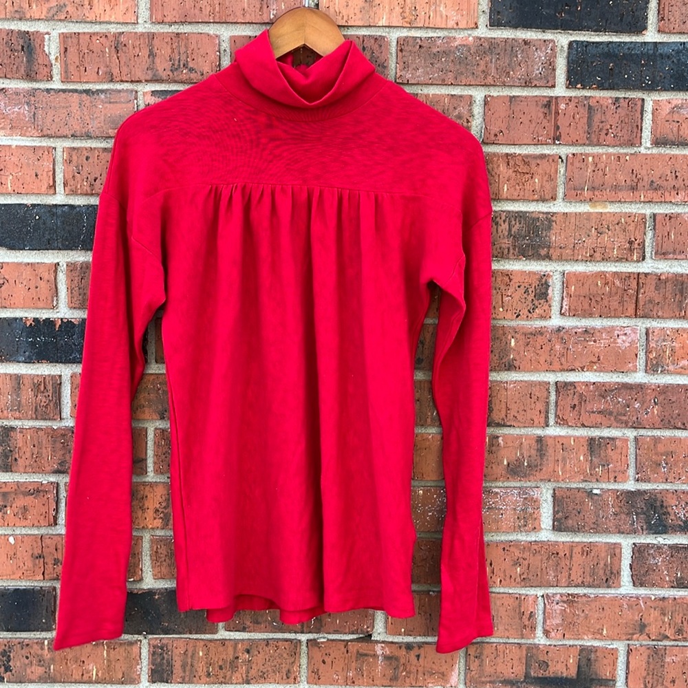 Anthropologie Maeve Turtle Neck Soft Cotton Blend Sweater Small